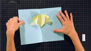 Burris's board unique folds/pop up cards, followed by 674 people on pinterest. How To Make A V Fold On A V Fold Pop Up Card Howcast