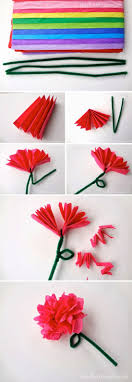 Make it easy and simple. Crepe Paper Flower Making Instructions