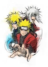 Hang your posters in dorms, bedrooms, offices, or anywhere blank walls aren't welcome. Naruto Color Sketch Poster By Katsu Shirai Displate Anime Decor Anime Wall Art Game Room Wall Art