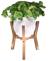 Shop our vast selection of products and best online deals. Stylish Modern Plant Pot Stand Indoor Outdoor Wood Flower Stands Planter And Pot Not Included For