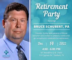 DHCHD Announces Retirement of Primary Care Provider Bruce Schubert PA-C
