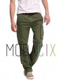 Erkek Pantolon Kot Gabardin Kamuflaj Kargo Pantolon Modacix Kargo Pantolon Pantolon Kotlar