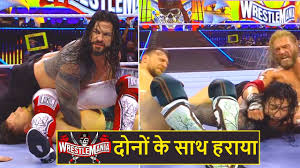 Both put on an amazing match/performance. Wwe Wrestlemania 2021 Roman Reigns Vs Edge Vs Daniel Bryan Match Highlights Wrestlemania 37 Win Big Sports
