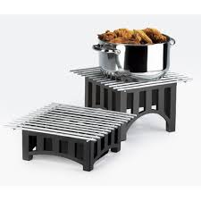 Cal Mil Mission Bridge Square Stand With Grill Wayfair In 2020 Chafing Dishes Buffet Food Dinner Party Buffet