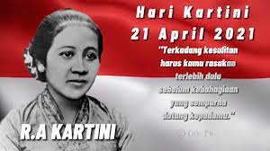 Hari kartini yang diperingati setiap tanggal 21 april identik dengan perjuangan dan pergerakan kaum perempuan. 6wapqgwbbvrjem