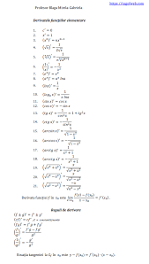 The derivat() function works with expressions like which consists of functions of linear combinations with integer exponents of one variable (in the example denoted by z). Tabel Derivate Tug Of Web