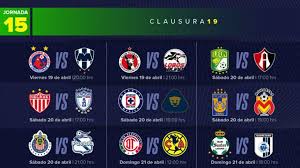 Posiciones de liga mx bbva del fútbol profesional mexicano, partidos, resultados, posiciones y el calendario de la liga en cada jornada. Todos Los Partidos De La Jornada 15 Clausura 2019 Liga Mx Fechas Horarios Como Y Donde Ver Isopixel