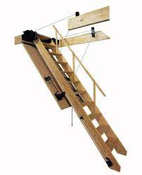 Stairways With Replacement Parts Attic Stairs Folding Attic Stairs Attic Renovation
