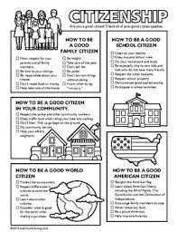 I'm a good citizen #1. Citizenship Coloring Pages Worksheets Teaching Resources Tpt