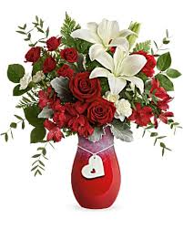 Check spelling or type a new query. Teleflora S Charming Heart Bouquet T21v105 In Chicago Il Soukal Floral Co Greenhouses