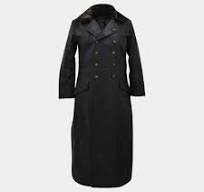 World War 2 German Waffen Elite Leather Long Coat WW2 Officers 40's Coat