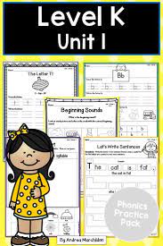 This Fundations Level K Compatible Phonics Pack Will Support Your Teaching In Kindergarten Fundations Unit 1 Use Phonics Kindergarten Phonics Phonics Practice
