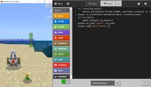 You have an nbt editor that can edit mcbe and mcee world files. Minecraft Education Edition On Twitter Code In Minecraftedu With Msmakecode Javascript And Now In Python If You D Like To See Our Newest Coding Language In Action Stop By Our Booth At Stand