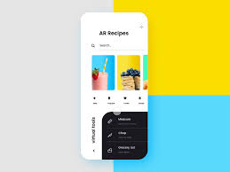 Augmented Reality Recipe App Automated Hack 25 By Andrea Hock Plant App Food App Mobile Design