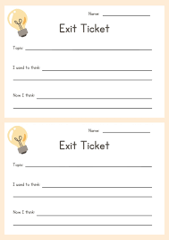 free printable exit ticket templates you can customize canva