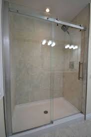 Bathroom Shower With Sliding Glass Door And Fiberglass Shower Pan Bathroom Fiberglass Shower Pan Galle Fiberglass Shower Fiberglass Shower Pan Shower Remodel