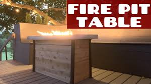 So he decided to build a gas fire pit table himself. Smokeless Fire Pit Table For Your Deck Deck Project Series Youtube