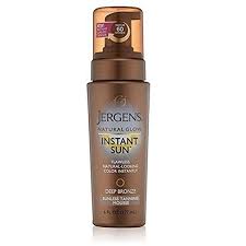 Jergens Natural Glow Instant Sun Sunless Tanning Mousse Deep Bronze 6 Oz Walmart Com In 2020 Tanning Mousse Jergens Natural Glow Best Self Tanner