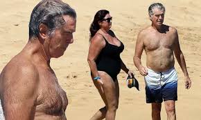 Cassandra harris for your eyes only. Pierce Brosnan 66 And Wife Keely Shaye Smith Frolic On Hawaiian Beach In Swimsuits Daily Mail Online