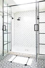 White subway tile with black grout shower. C687d2ae530d73c2ec1d9814410715b7 Bathroom White Subway Tile Dark Grout Shower Subway Tile From Luxe With Love