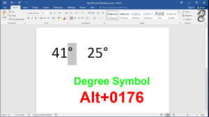 There are two different ways to add a degree icon when you type on a computer. How To Insert Degree Symbol In Word Shortcut Key To Insert Degree Symbol Youtube