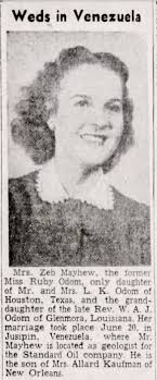 Ruby Odom Mayhew (1920-2022)