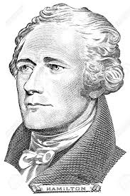 Alexander hamilton by john trumbull, 1805 (city hall portrait collection, public design commission of the city of new york). Portrait Of Alexander Hamilton In Front Of The Ten Dollar Bill Stock Photo Picture And Royalty Free Image Image 21519667