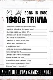 Birthday Activities For Adults Near Me 40th Birthday Games 40 Birthday Born In 1980 40th Birthday Printable Games Birthday Trivia Birthday Trivia Game Younger Or Older 505 In 2020 40th Birthday Party Games 40th Birthday Games 40th Birthday Themes