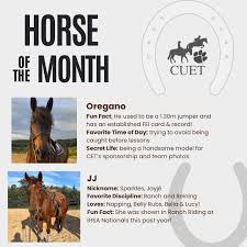 Another fun feature from our newsletter, horse and rider of the month!  Congratulations Lacee Black, JJ, and Oregano!🧡🐅