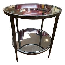 How to make this coffee table | diy woodworking epoxy tutorial. Crate Barrel Clairemont Round End Table Original Price 499 Design Plus Gallery