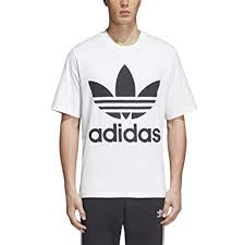 Adidas Mens Trefoil Oversized T Shirt 2xs White Black At