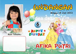 Unduh 88 Koleksi Background Undangan Ulang Tahun Anak Cdr Terbaik Download Background