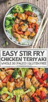 Ganzes Huhn Teriyaki Stir Fry Diese Ganzen Chicken Teriyaki Stir Fry Rezept Schmeckt Besser Als Take In 2020 Chicken Teriyaki Rezept Abendessen Rezepte Gesund Rezepte