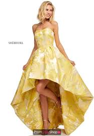 Sherri Hill Prom Dresses 2020 Prom Dresses Yellow High Low Prom Dresses Sherri Hill Prom Dresses