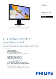 Philips 191EL1SB/94 LED Monitor Product ...