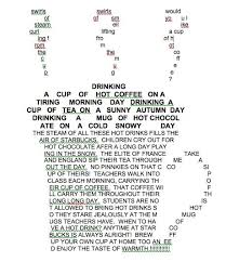 Have A Hot Drink Concrete Poem Jasmine S Blog Shape Poems Concrete Poem Poetry Lessons