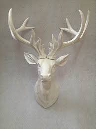 Resin Faux Antlers Wall Decor White Deer Head Wall Hanging Sculpture Buy Online In India At Desertcart In Productid 22661702 Check out our white antler decor selection for the very best in unique or custom, handmade pieces from our home décor shops.