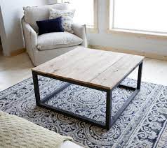 Industrial cart coffee table by kleinworth co. Square Industrial Coffee Table Industrial Style Coffee Table Coffee Table Coffee Table Plans