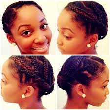 The variations of updos are pretty endless since you can marry twists, braids, hair pieces. Protective Hairstyle Air Dry Hair Hair Styles Natural Hair Styles