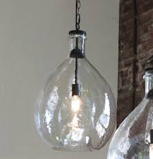 Oversized Glass Pendant Light Glass Pendant Light Pendant Light Rustic Light Fixtures