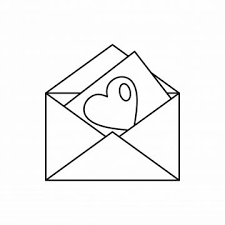 Envelope With Heart Icon Outline Style Heart Icons Style Icons Envelope Icons Png And Vector With Transparent Background For Free Download Heart Icons Love Illustration Emotional Art