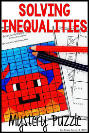 Check Out This Fun Solving Inequalities Activity Students Will Also Be Abl Solving Inequalities Activities Maths Activities Middle School Solving Inequalities