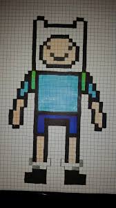 Finn El Humano Pixel Art Dibujos En Cuadricula Punto De Cruz De Pokemon Arte Pixel