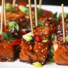 Teriyaki Salmon Bites By Tasty Recipes Baked Salmon Recipes Salmon Dishes