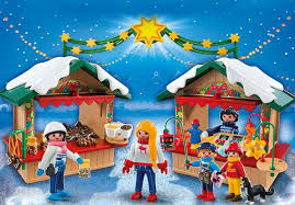 Playmobil Weichnachten Festlicher Weihnachtsmarkt Mit Rollen Weihnachtsstanden Playmobil Weihnachten Bilder Playmobil Deutschland