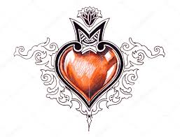 Dessin Tatouage Tribal Coeur Depressionen Hilfe