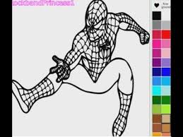 Superhero coloring coloring pages hulk coloring pages color cute cartoon wallpapers santa coloring pages spiderman coloring super hero coloring sheets. Spiderman Coloring Games Spiderman Cartoon Games For Kids Youtube