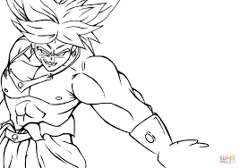 Select from 35970 printable crafts of cartoons, nature, animals, bible and many more. Broly Super Saiyan Dragon Ball Z Coloring Pages Coloring And Drawing