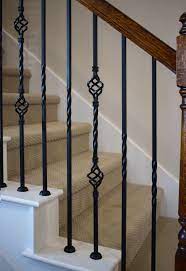 Interior vs exterior single knuckle iron baluster, title: Timeless Staircase Design Metal Stair Spindles Wrought Iron Staircase Metal Spindles Staircase