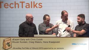 VMworld 2019 EMEA Day 1 vExpert Daily: Chris Colotti, Wouter Kursten, Craig  Waters, Hans Kraaijeveld